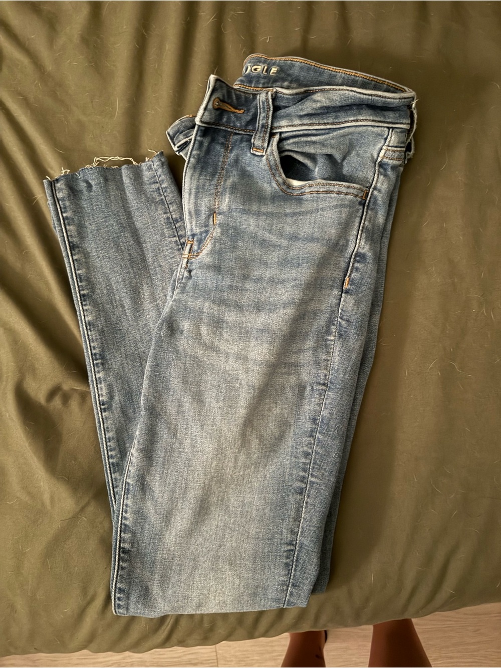 American Eagle Outfitters Light Blue Skinny Jeans